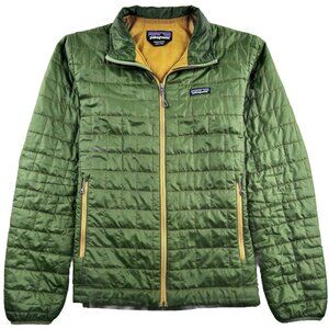 Patagonia Men’s M Buffalo Green Nano Puff Jacket 84212 Pimaloft Outdoor Gorpcore